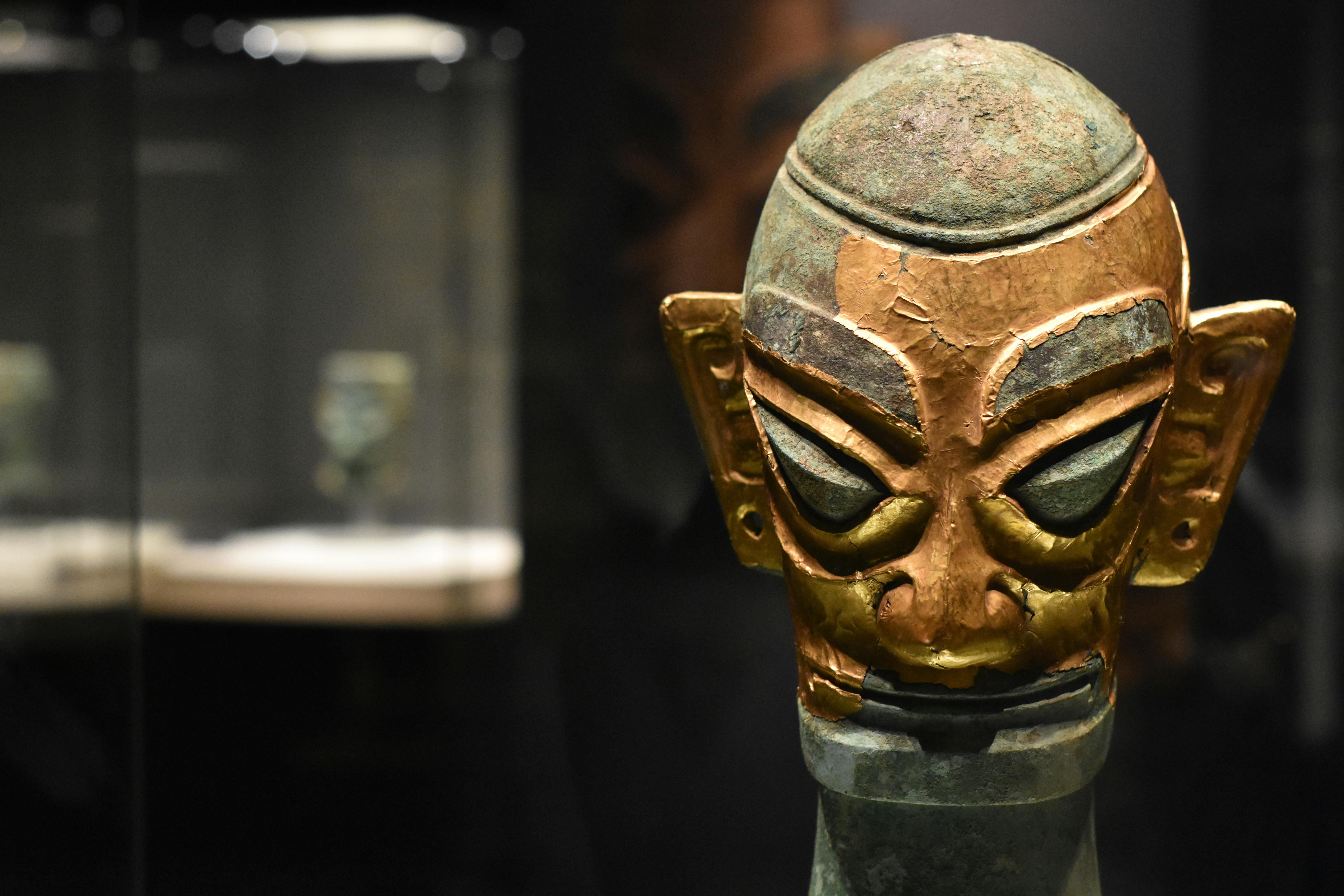 Artefacts en bronze anciens du Hunan au Musée provincial du Hunan.