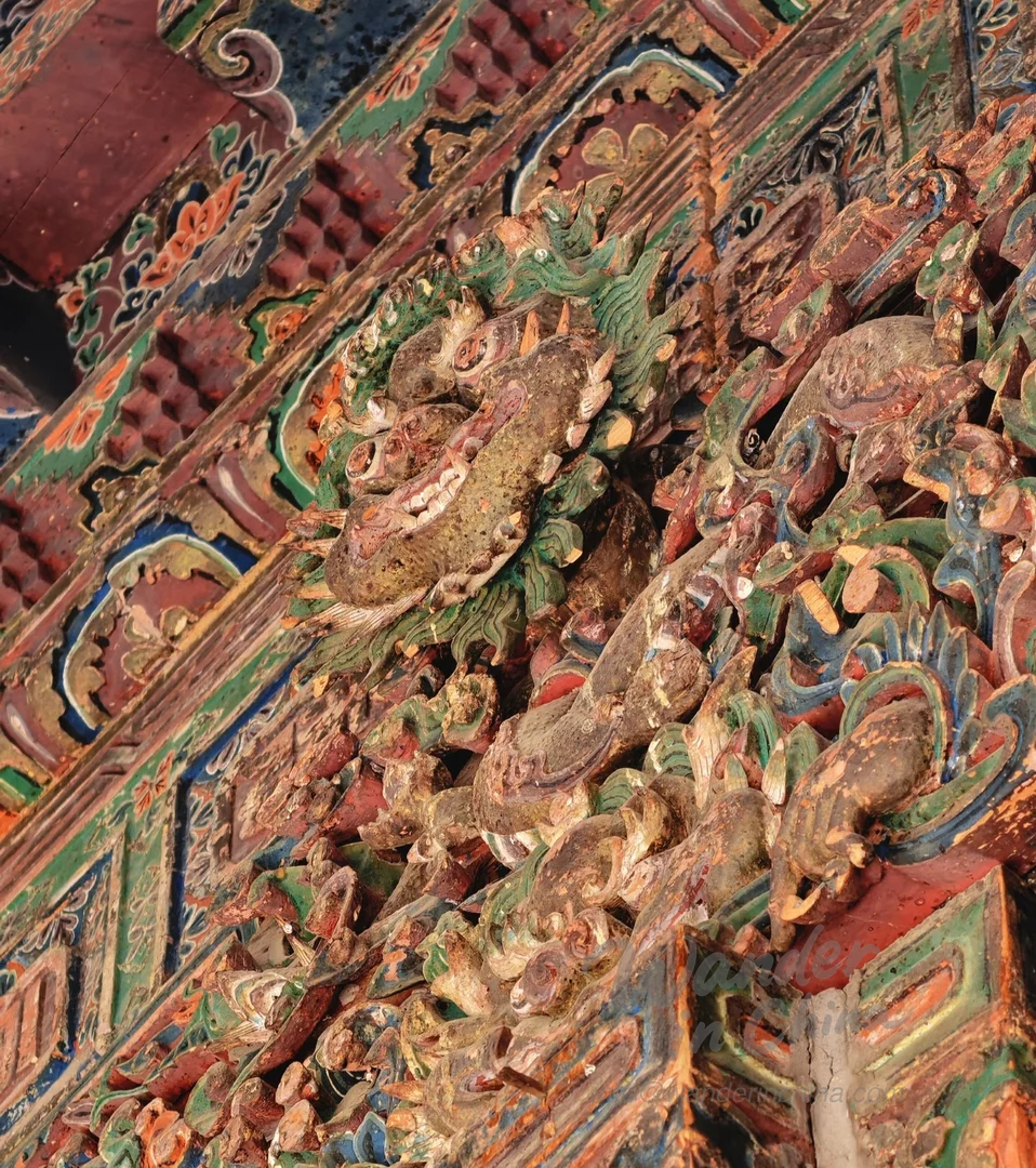 Interior del Palacio Rojo, Palacio de Potala.