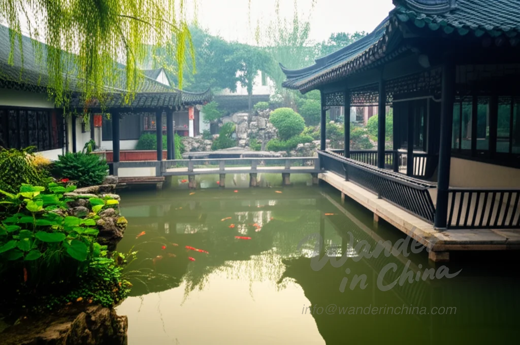 Nanxun Water Town Traditional Garden.