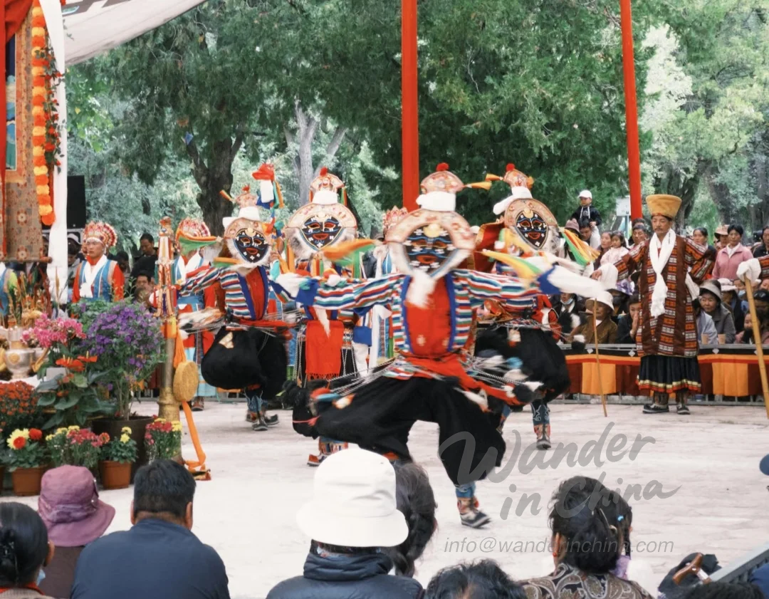 Festival du Shoton à Norbulingka, Lhassa.
