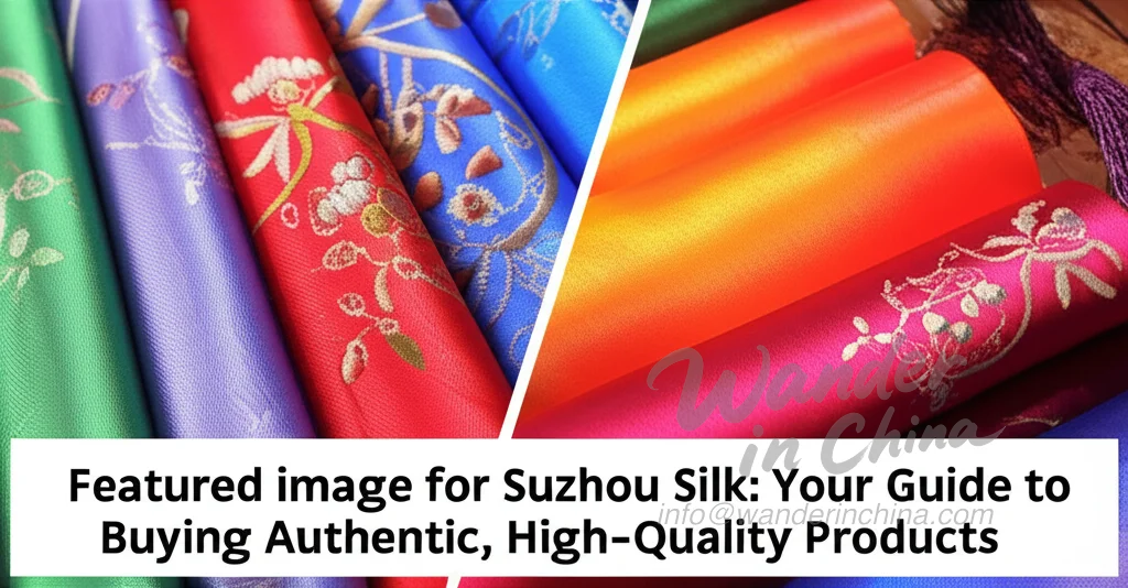 Seda de Suzhou: Tu guía para comprar productos auténticos y de alta calidad