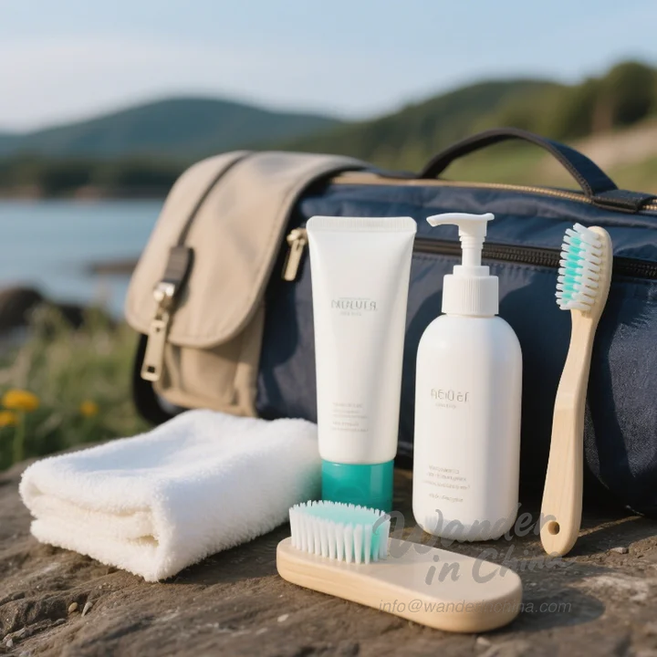 Travel toiletries kit